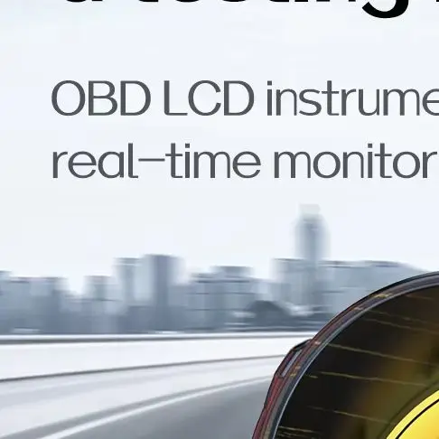 

P28 Car OBD+GPS Dual System Head-up Display GPS Speed Gauge RPM Water Temperature With Alarm Function Car Electronic Accessories
