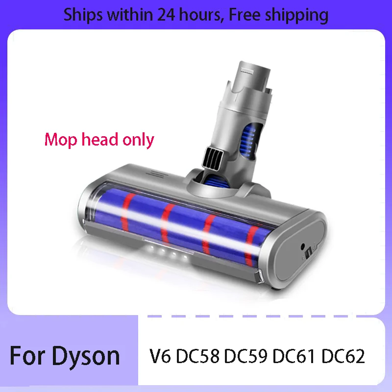 For Dyson V6 DC58 DC59 DC61 DC62 Motorized Floor Brush Head Tool Vacuum Cleaner Soft Sweeper Roller Head Floor Brush Accessories