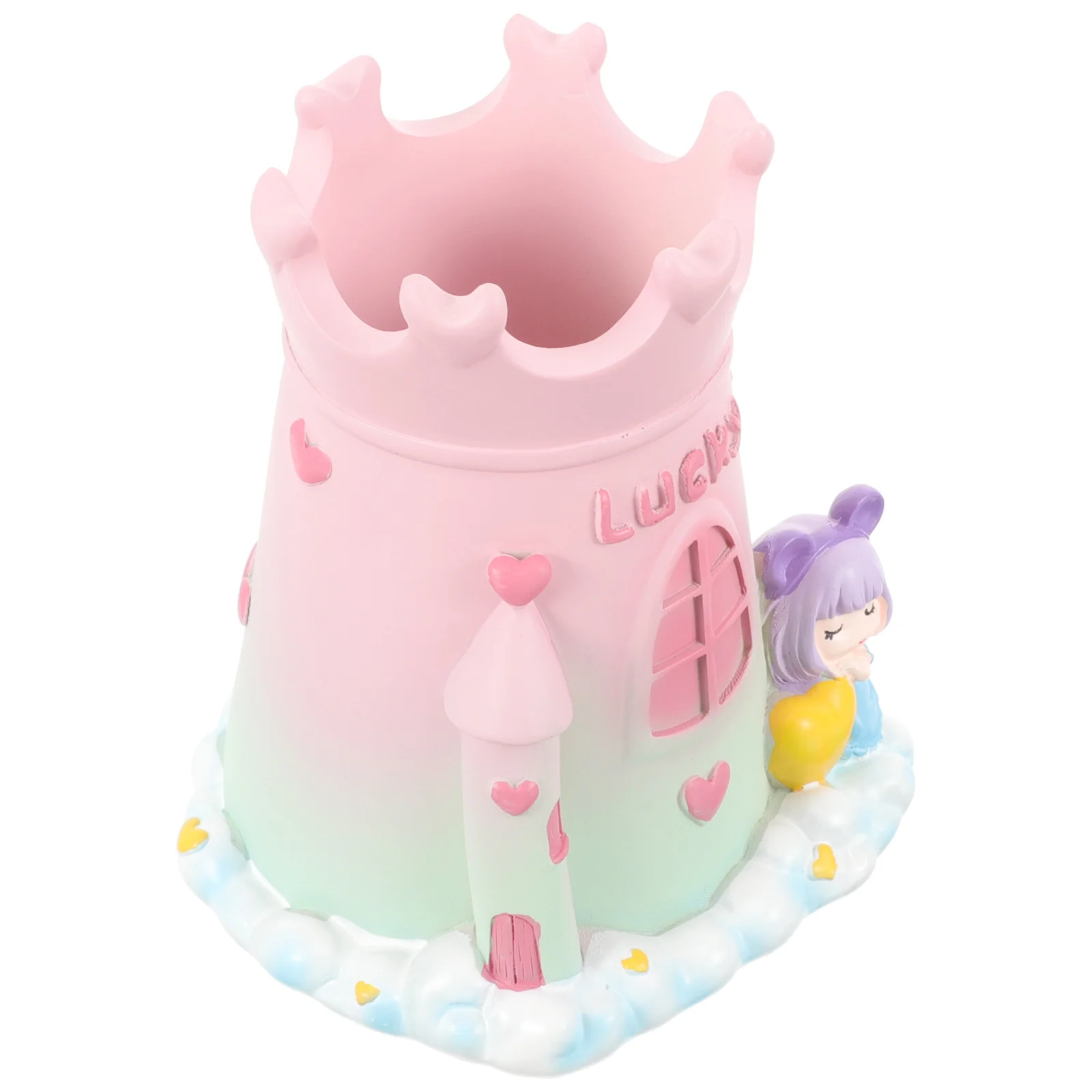 

Healing Series Pen Holder Resin Desktop Organizer Pencil Storage Cup Marker Stationery Container Desk Sundries Holder