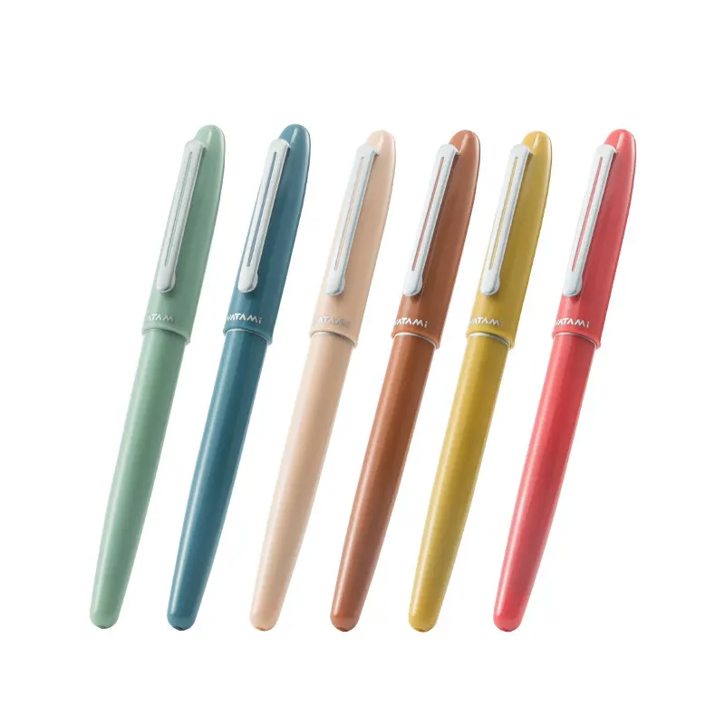 NATAMI First Encounter Series Morandi Ink Pen Macaron PPQ Dark Point 0.5 F Fountain Pen PREPPY Office Student Pens for Writing