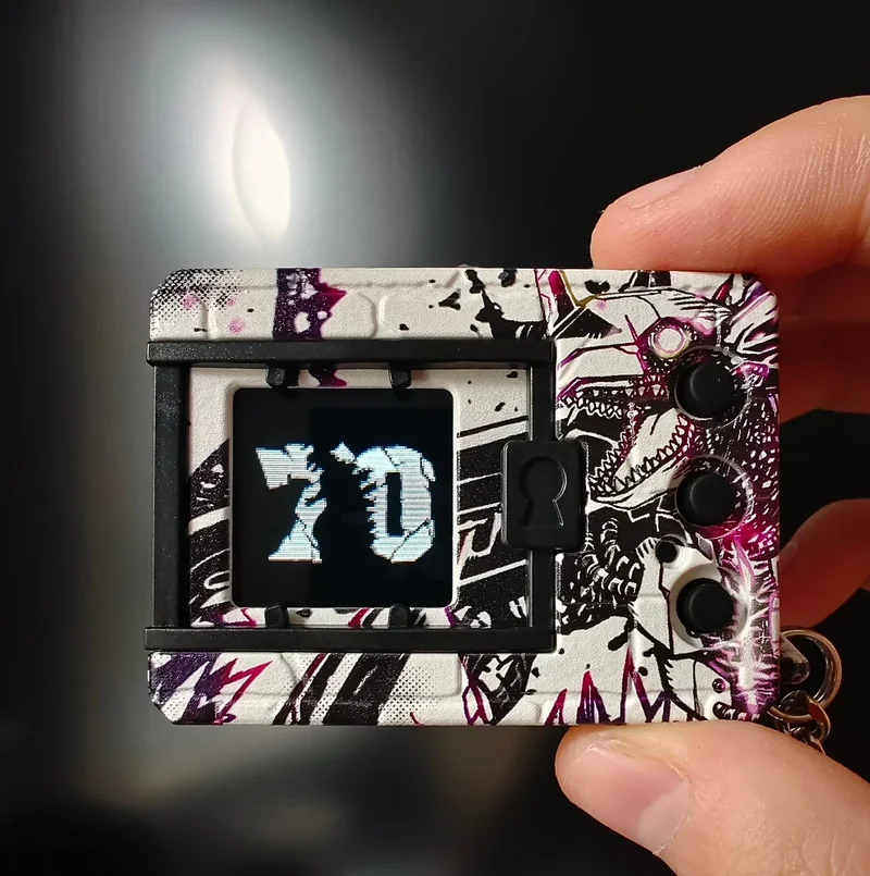 

In Stock Bandai Digital Monster Original V-Pet Digimon Color Digivice G 70th Anniversary War Greymon Boy Gift Electron Toy