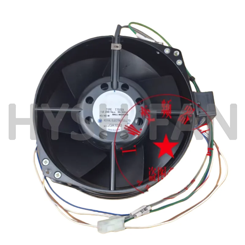Brand-new T755DX 200V Industrial Frequency Converter Fan With Iron Blade All-metal Cooling Fan