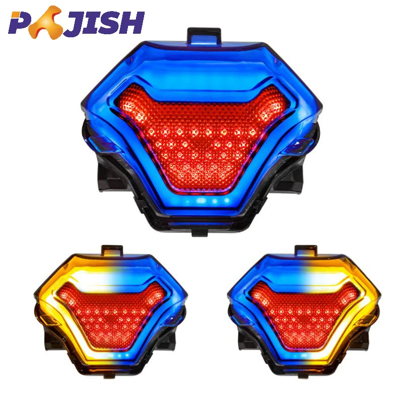 Retailers Fit for Yamaha R25 R3 MT03 MT07 Motorcycle Integrated LED Tail Light Brake Turn Signal LED Light