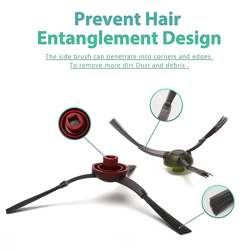 Robô Aspirador Peças de Reposição, Kit Acessórios, Ecovacs T9, POWER MAX, Série AIVI, 18 pcs