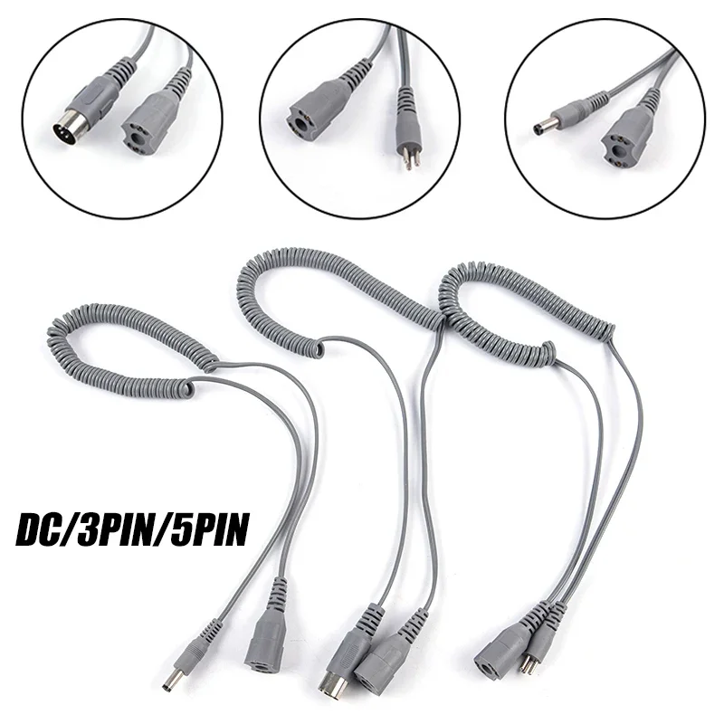 Cavo di alimentazione per manipolo fresa elettrica per unghie 30000 RPM, per fresa elettrica per unghie, con impugnatura grigia da 10 mm, accessorio per macchina potente