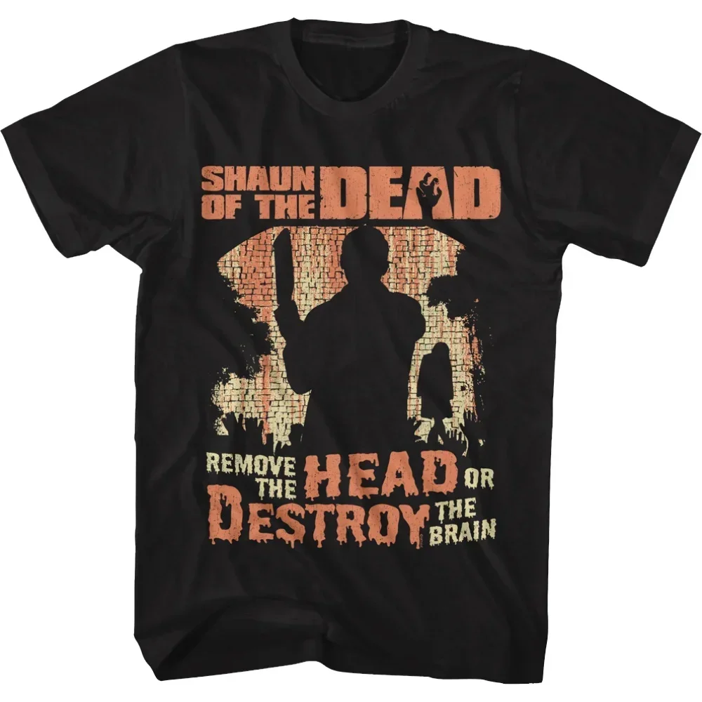 Remove The Head Or Destroy The Brain Shaun Of The Dead T-Shirt