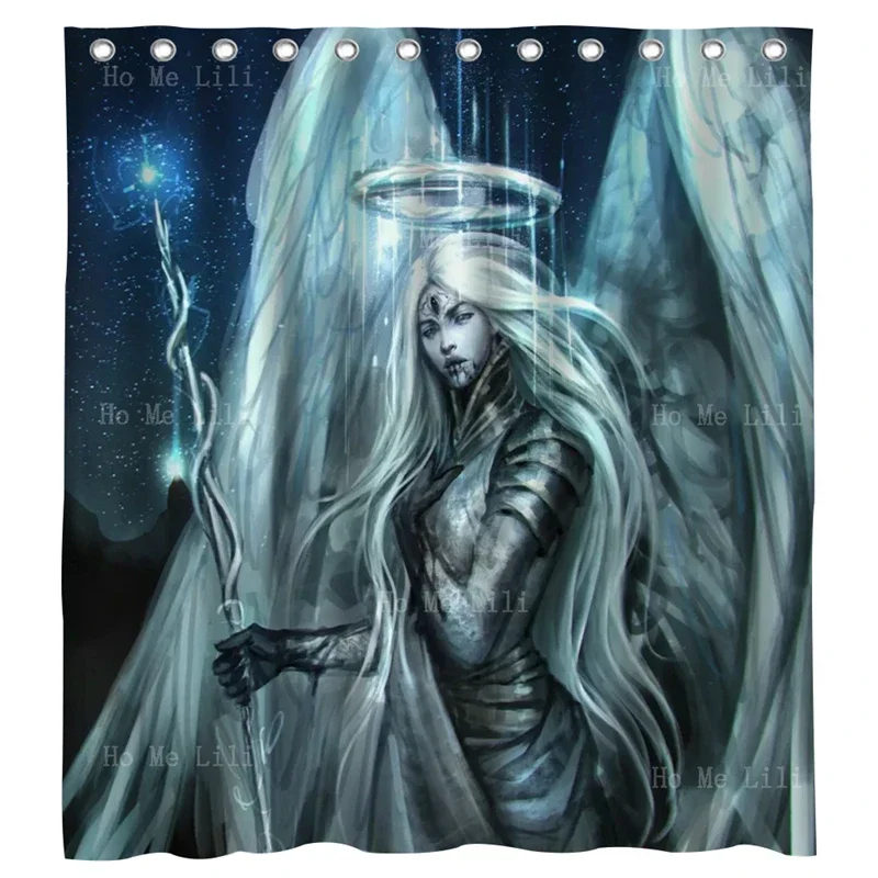 The Path Angel Mechanical Fairy Fantasy Art Steampunk Fairies Creatures Goblins And Elves Shower Curtain By Ho Me Lili