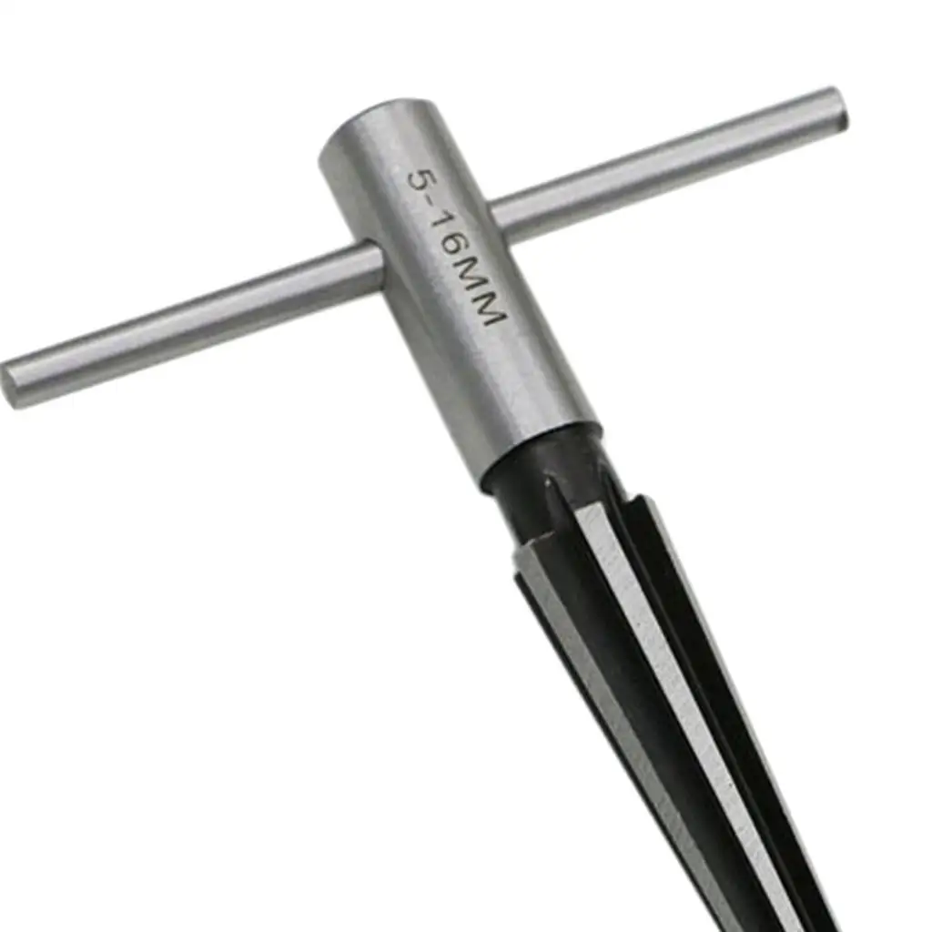 

Steel Tapered Reaming Tool 5-16mm Adjustable Pin Hole Enlarger for Metal Pipe Bridge End Pin Drilling