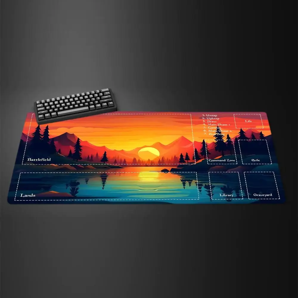 landscape game Mouse Pad 900x400MM Large Gaming Mousepad Keyboard Gamer Rubber Anti-wrinkle Anti-Slip Bottom Desk Mat