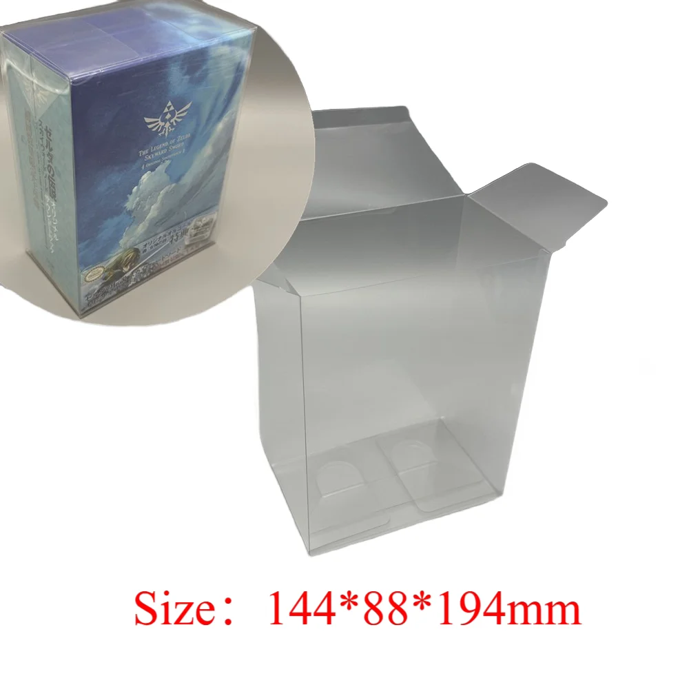 PET Box For The Legend of Zelda Skyward Sword OST CD Clear Replace Shell Collect Display Case Transparent Protector Accesorios