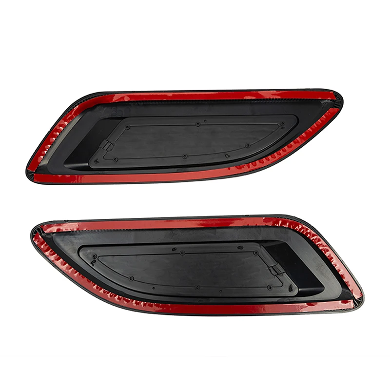 2Pcs Car Hood Air Vent Wing Trim for Land Rover Range Rover Sport Evoque Discovery 4 Freelander 2 2007-2018 Exterior Accessories