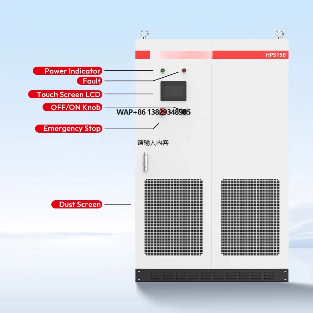 3 Phase Hybrid Solar Inverter 50 100 120 150 kW Inverter Solar Energy for Commercial
