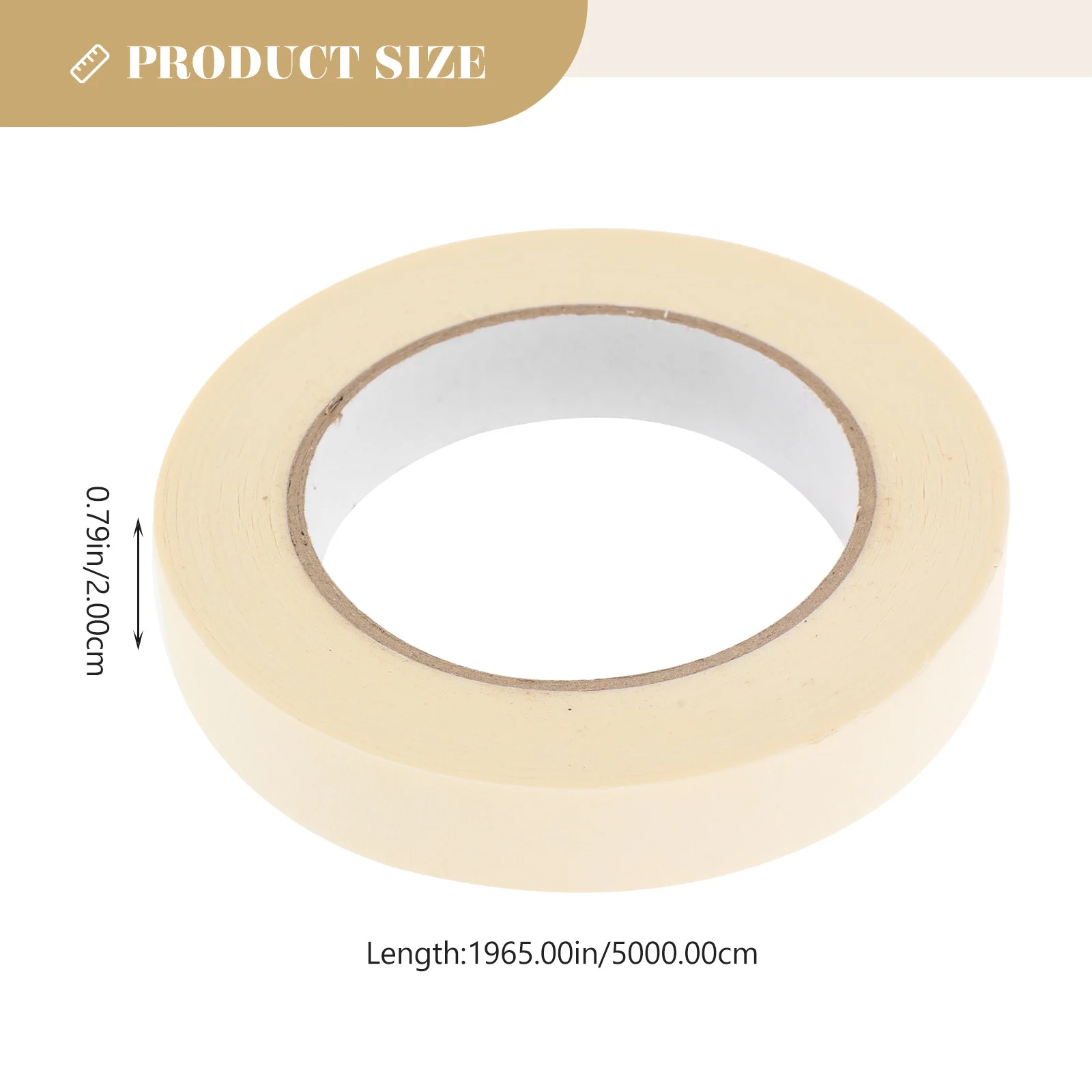 3 Rolls Multi-Functional Masking Tape Strong Sticky Paper Tape for Drawing Labeling and Spray Protection