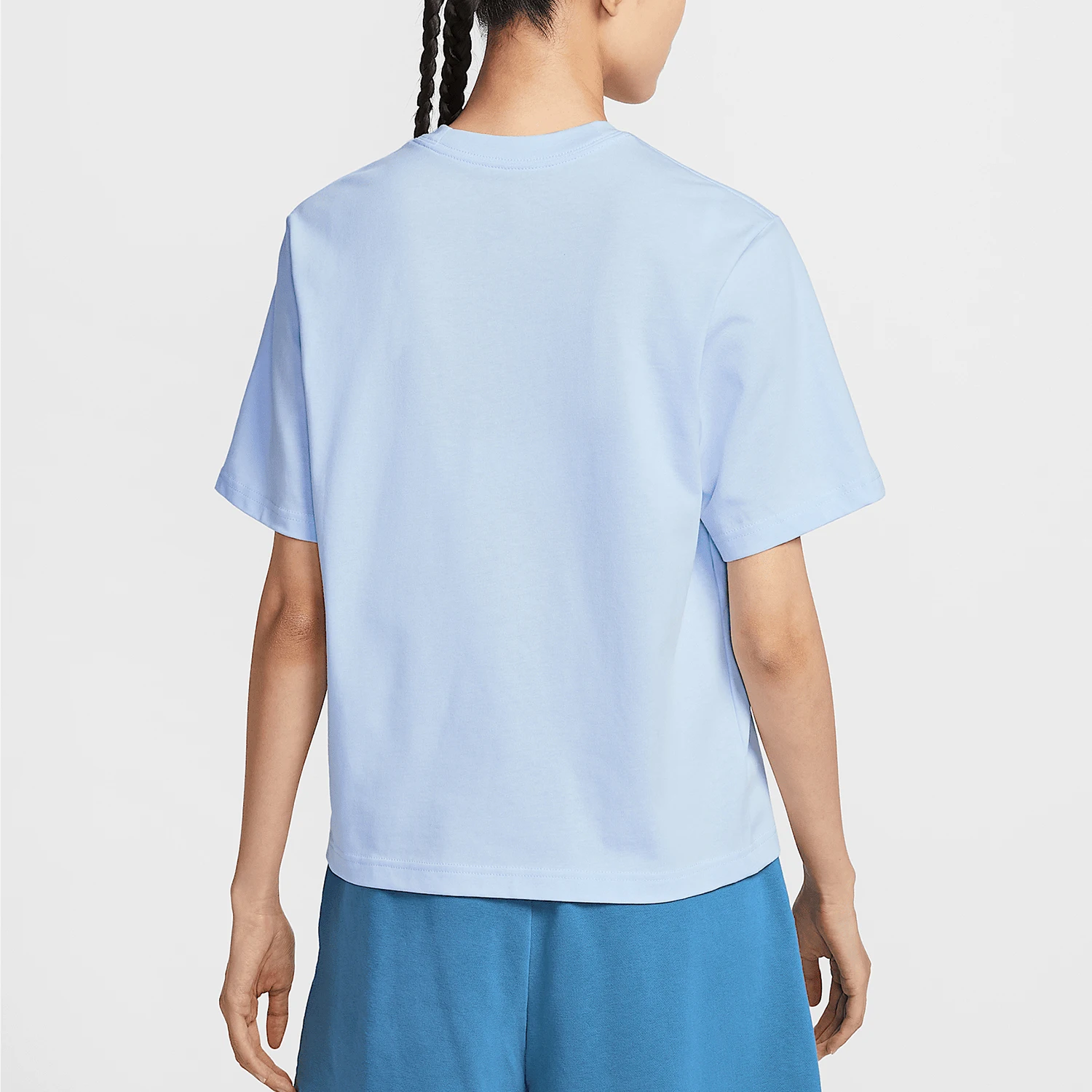 Nike genuine Sportswear women's shoulder drop thick casual loose T-shirt DD1238-423