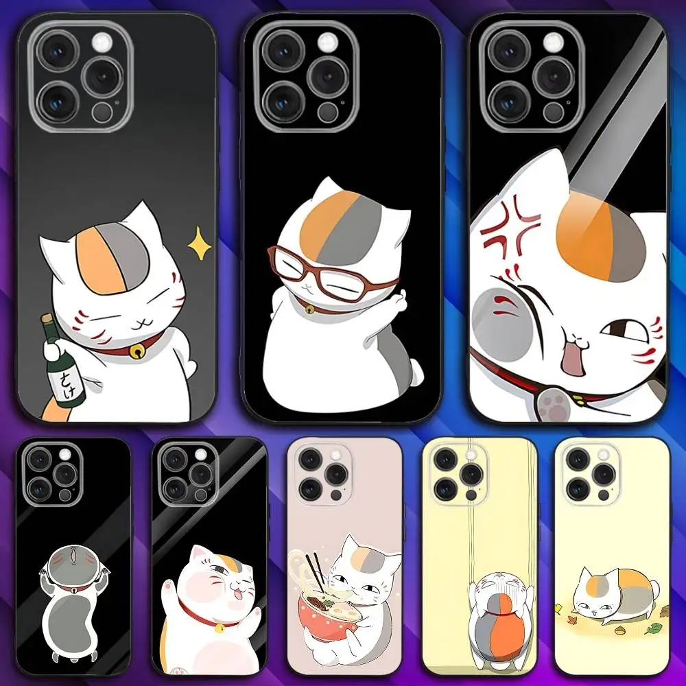 

Sensei Anime N-Natsume Phone Case For iPhone 16,15,14,13,12,11,Pro,Max,Plus,X,XS,SE4,E,Mini,Soft Black Case