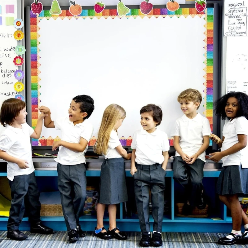 Bulletin Board Borders Straight Chalkboard Border Trim for School Bulletin Board