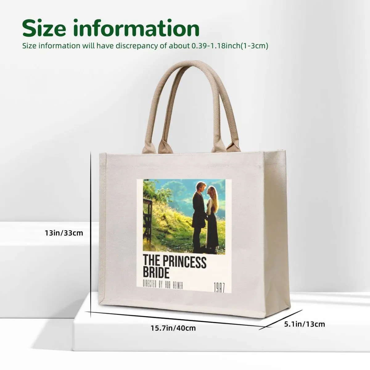 The Princess Bride Movie Poster Classic Tote Bag woman shopping bag canvas tote bags Cloth bags