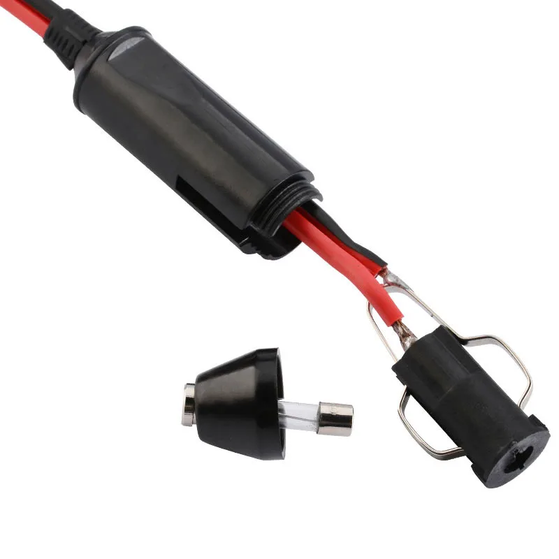 1 to 3 Car Cigarette Lighter 3 Way Socket Splitter 12v 24v Power Charger Adapter Female Socket Plug Extension Cord Cable