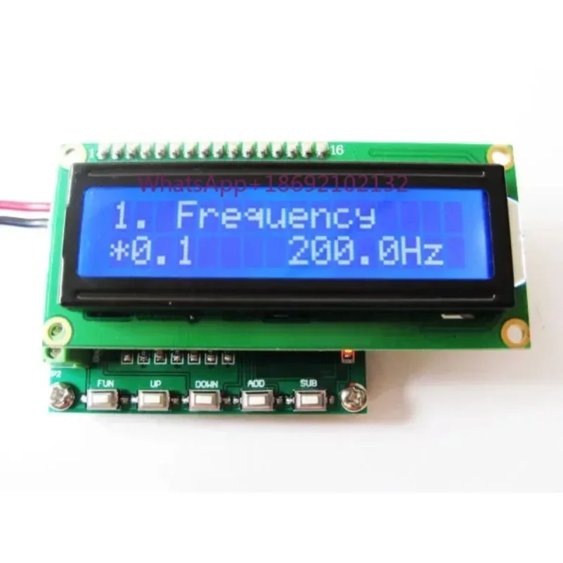 New Version of Three-phase Sine Signal Generator with Adjustable Phase From 0 To 360 Degrees and 0.1 To 2000 Hz