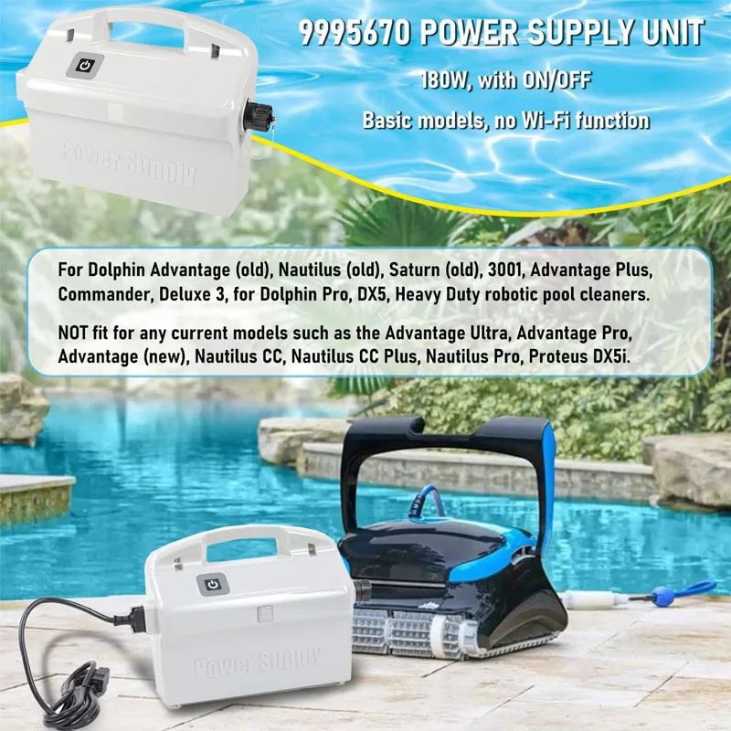 9995670 Robotic Pool Cleaners Assy Power Supply Unit Fit for Nautilus (Old), 3001, Advantage Plus, Commander, Deluxe 3, DX5