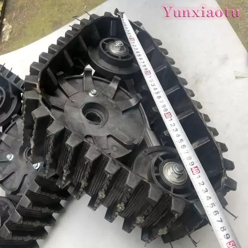Rear Axle Track Assembly Kit for Go Kart ATV UTV Quad Dune Buggy Snow Sand Conversion with Left Right Tracks