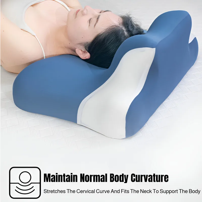 وسادة دعم من القماش الناعم القابل للتنفس والناعم، قابلة للطي، ترقية وظيفية كبيرة لتخفيف التوتر عنق الرحم