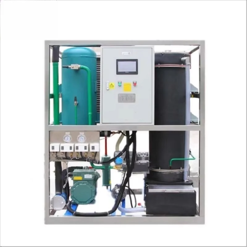 Factory Hot Sale Ice Tube Making Machine 1 Ton Tube and Cubes Ice Crusher Machine with Factory Prices