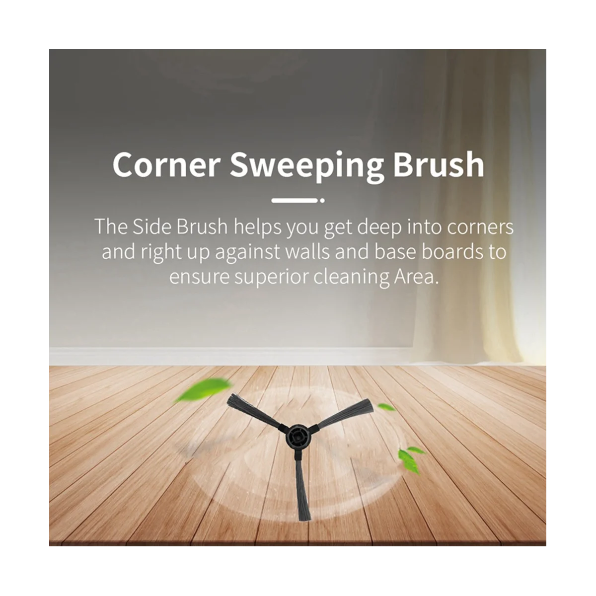 4 buah Filter sikat samping kain pel untuk BR150 BR151/BR150 BR151/BR150 BR151 Robot penyedot debu