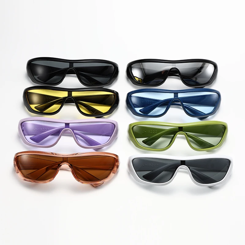 3 stücke Radfahren Punk Stil Sonnenbrille Frauen Männer Großen Rahmen Personalisierte Sonnenbrille Set Mode Cat Eye Retro Sonnenbrille Unisex