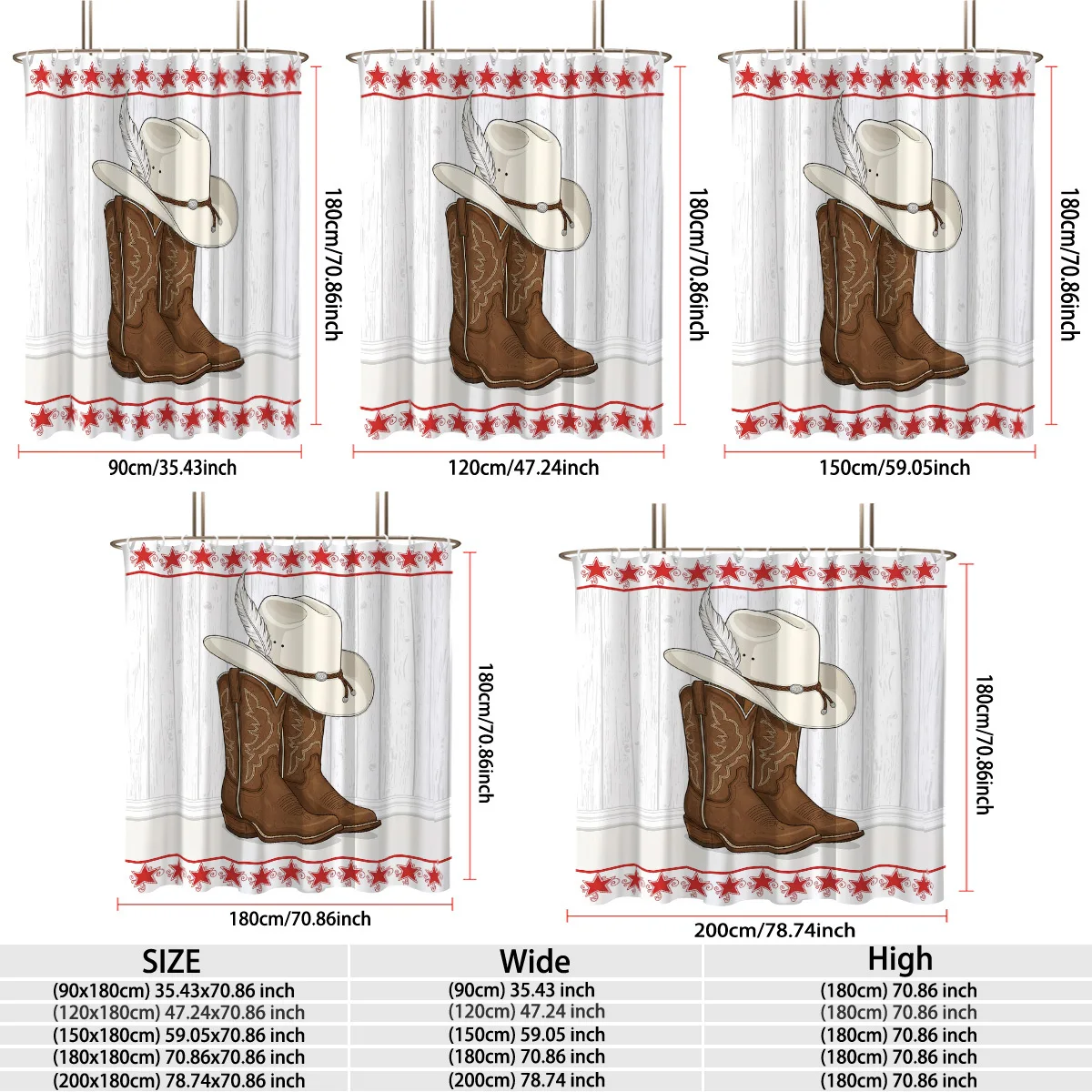 Classic Western Cowboy Hat And Leather Boots Red Star Ornament White Wood Grain Backdrop Flannel Throw Blanket Soft Light