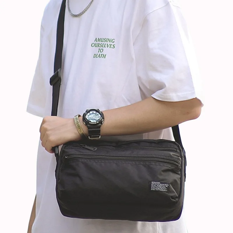 

Men's shoulder bag cross bag messenger bag personalized trend ins style casual crossbody bag