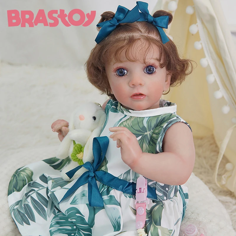 brastoy-reborn-baby-doll-55cm-painted-realistic-cloth-body-with-blue-eyes-sent-from-brazil