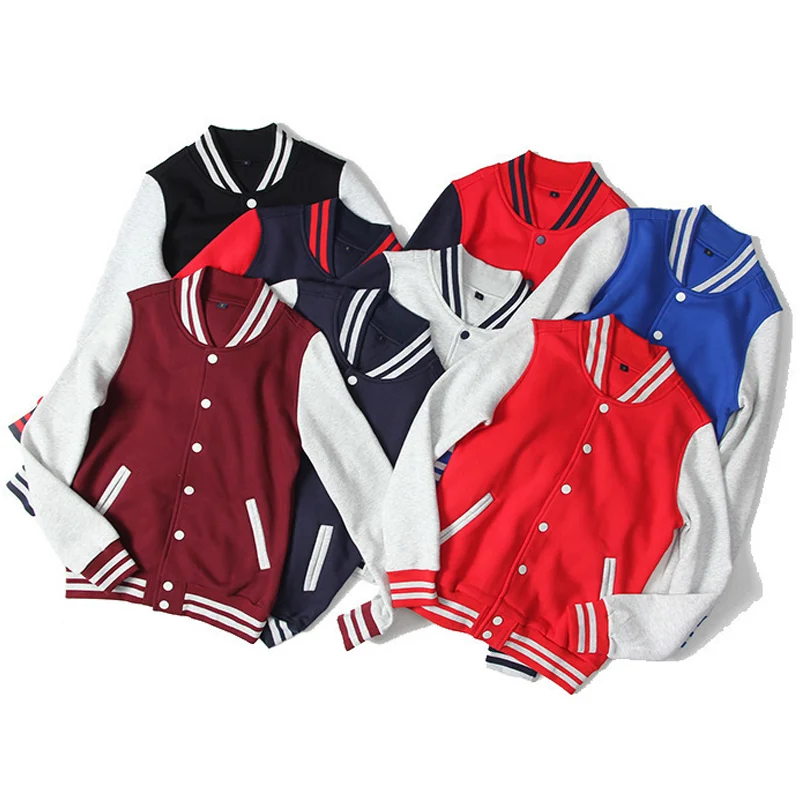 Baseball Jackets Men New Fashion Design Slim Fit College Varsity Coat Women\'s Jacket Support Custom Print Photo/Text