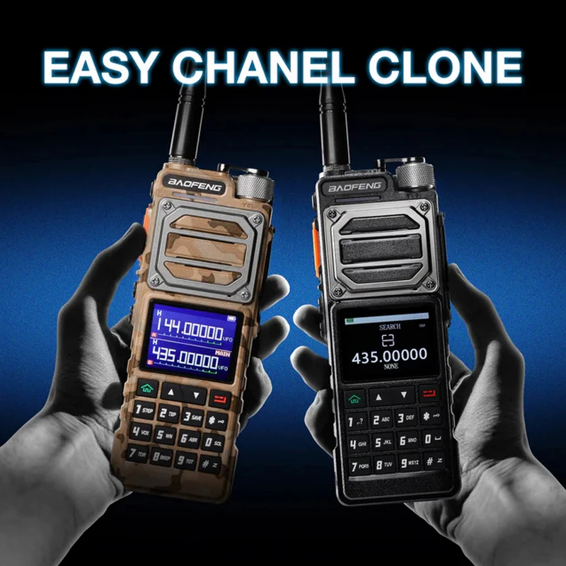 BAOFENG UV-25 PRO GPS Walkie Talkie 10W Multi Band 1000CH Ładowarka Type-C 5200mAh dla UV-5R Radioamatorów Dwukierunkowe Radio Ham do Polowania