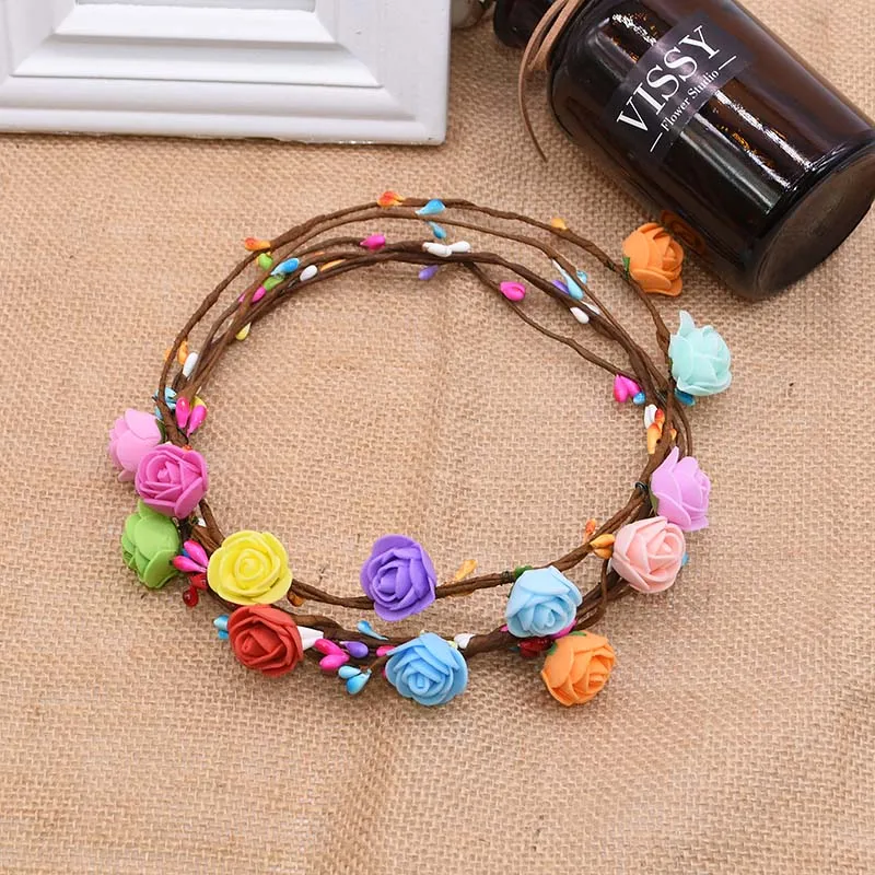 

144pcs 2cm Mini Foam Flower Heads Artificial Fake Rose birthday Wedding Party Valentine's Day DIY Craft Gifts Home Decoration