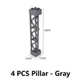 4PCS Pillar Gray