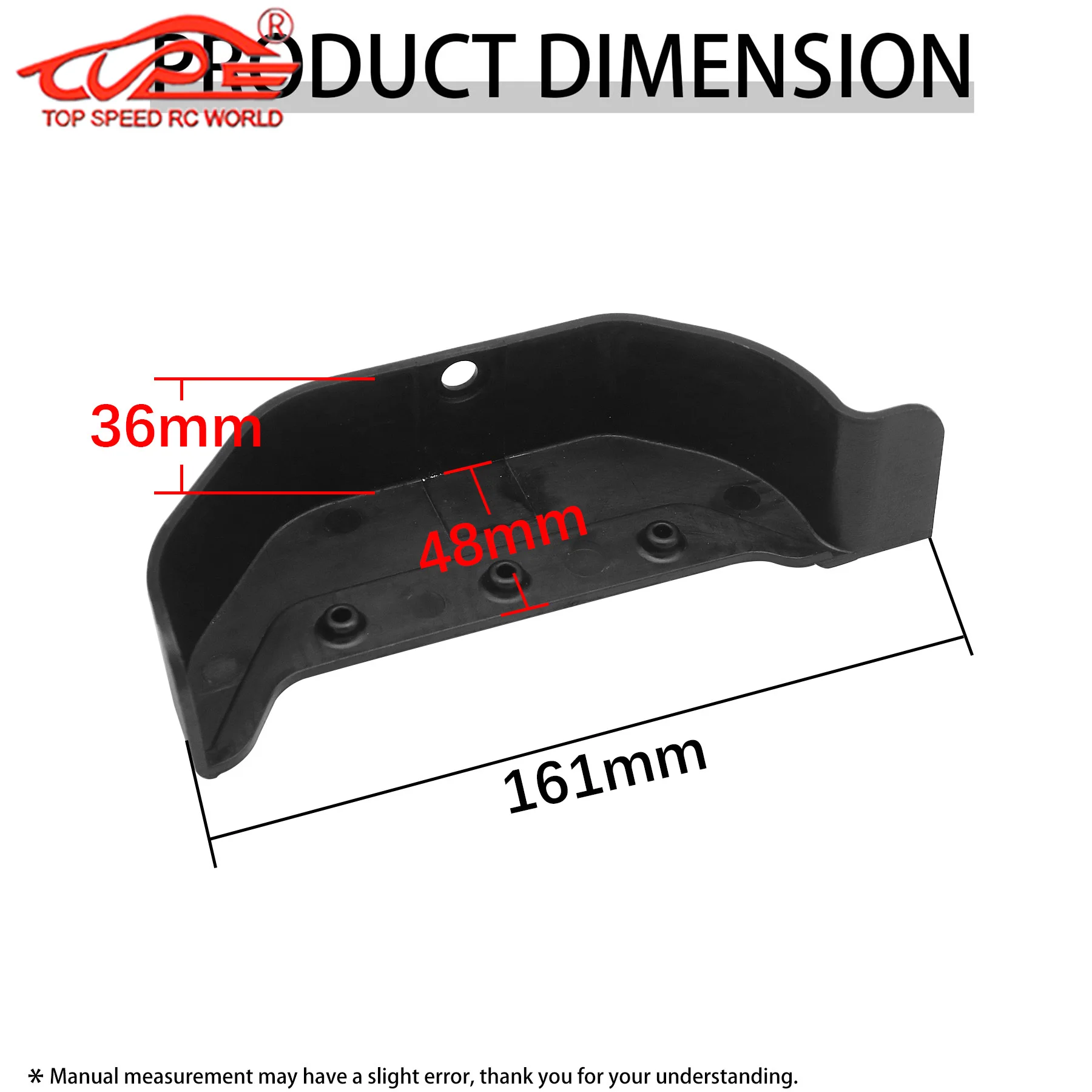 لوح حجب الطين الأيسر أو الأيمن البلاستيكي 1 قطعة لـ 1/5 ROVAN Rofun Baja 4wc Rc قطع غيار السيارات #3