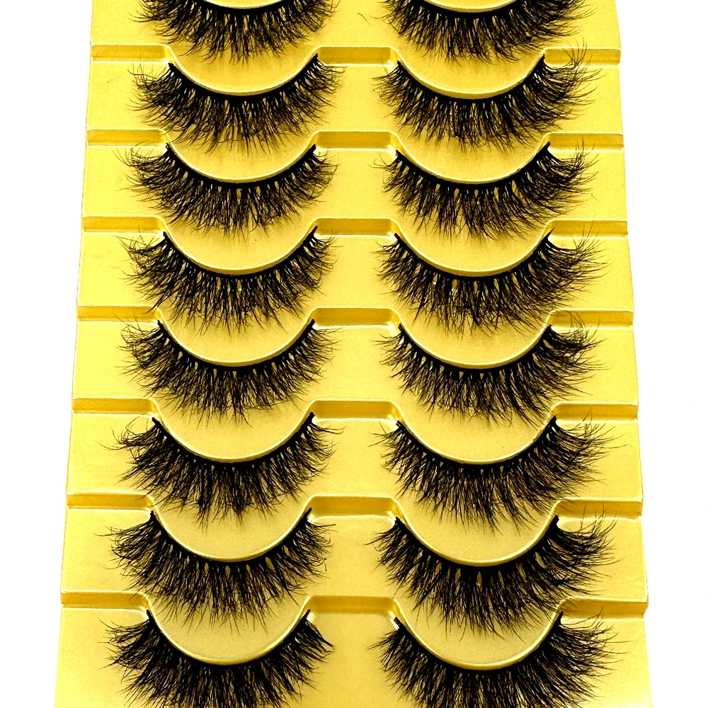 38 Stile 10 Paar Natürliche Lange 3D Nerz Falsche Wimpern Make-up-Set Nerz-Wimpernverlängerung Kurze Wimpern – Detail 3