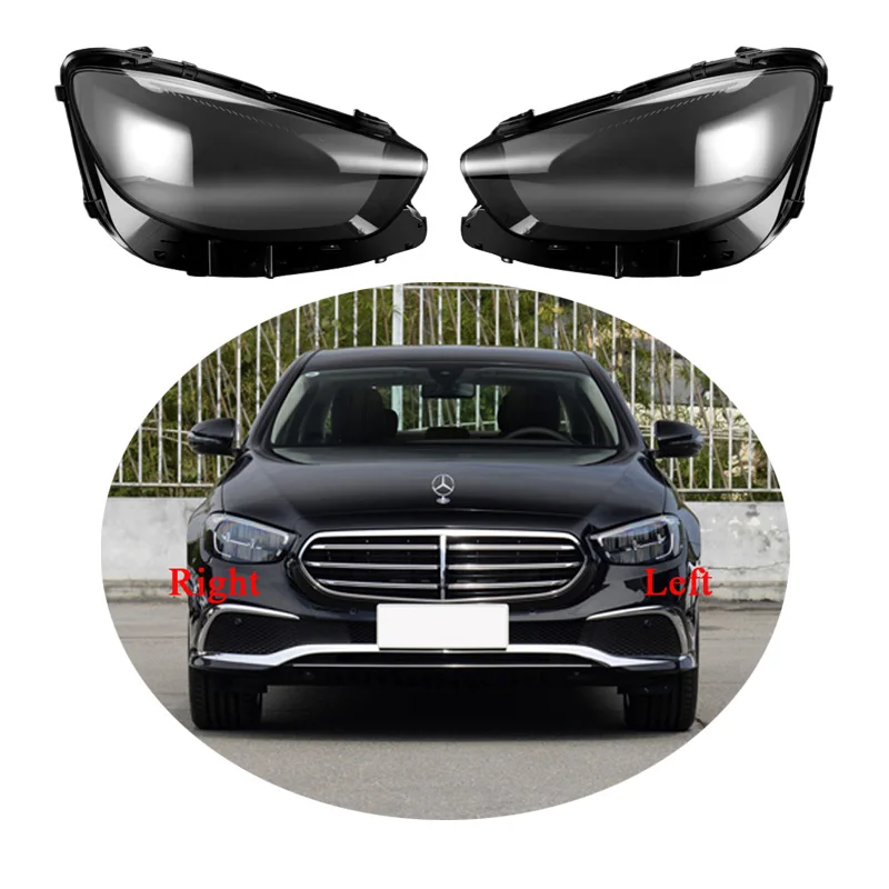 

For Mercedes Benz W213 E200L E300L E320L 2021-2023 Headlights Cover Lamps Headlamp Shell Lens Replace The Original Lampshade