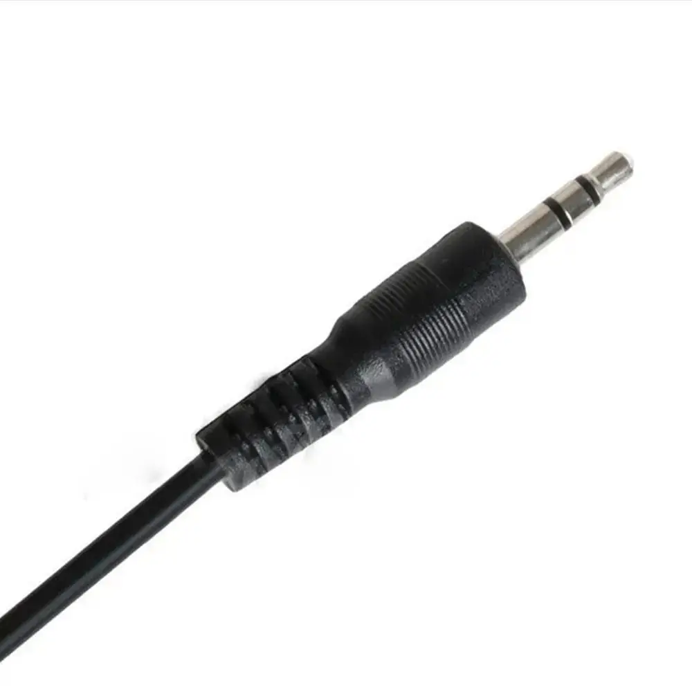1Pcs 1.5m Cable IR Blaster Cable 3.5mm Connector 38KHz Infrared Receiver Cable PE Material Black Remote Control Extender Cable