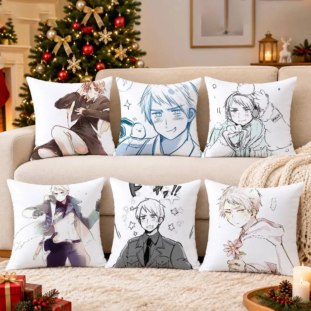 FOR Matthew Hetalia APH Custom Pattern Square Pillowcase Print Throw Cushion Cover Soft Fabric Pillow Cover Holiday Home Decor