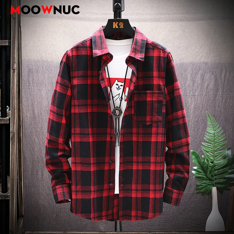 

Men's Casual Blouse Fashion Shirts Spring Autumn Streetwear Korean Streetdress Hombre Male Clothing Shirt Men Men's Clothing