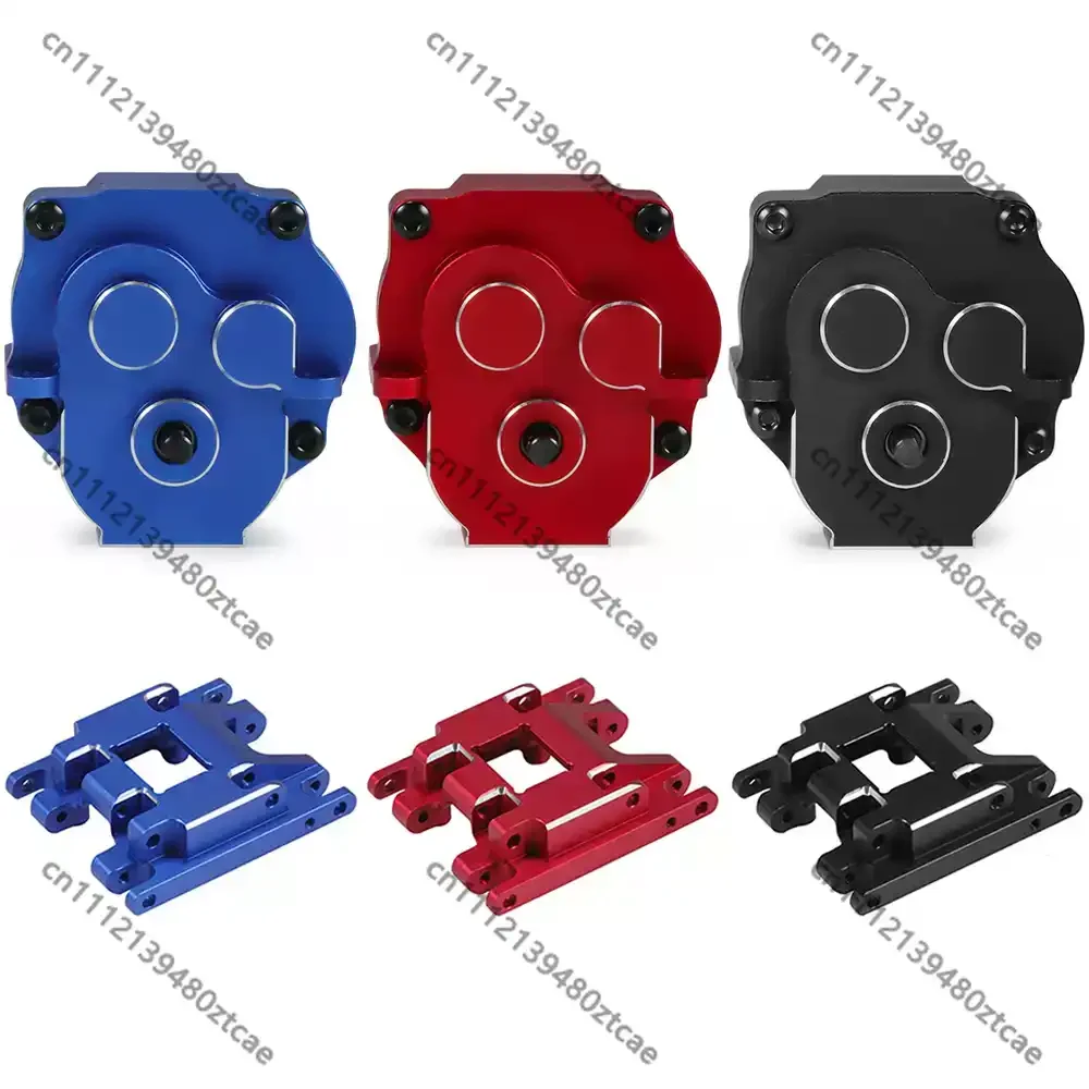 1/18 Mini RC Crawler CNC Aluminum Chassis Plate Gearbox Housing Assembly Gear Bearing Kit Off Road Model Car Mod Upgrade Parts