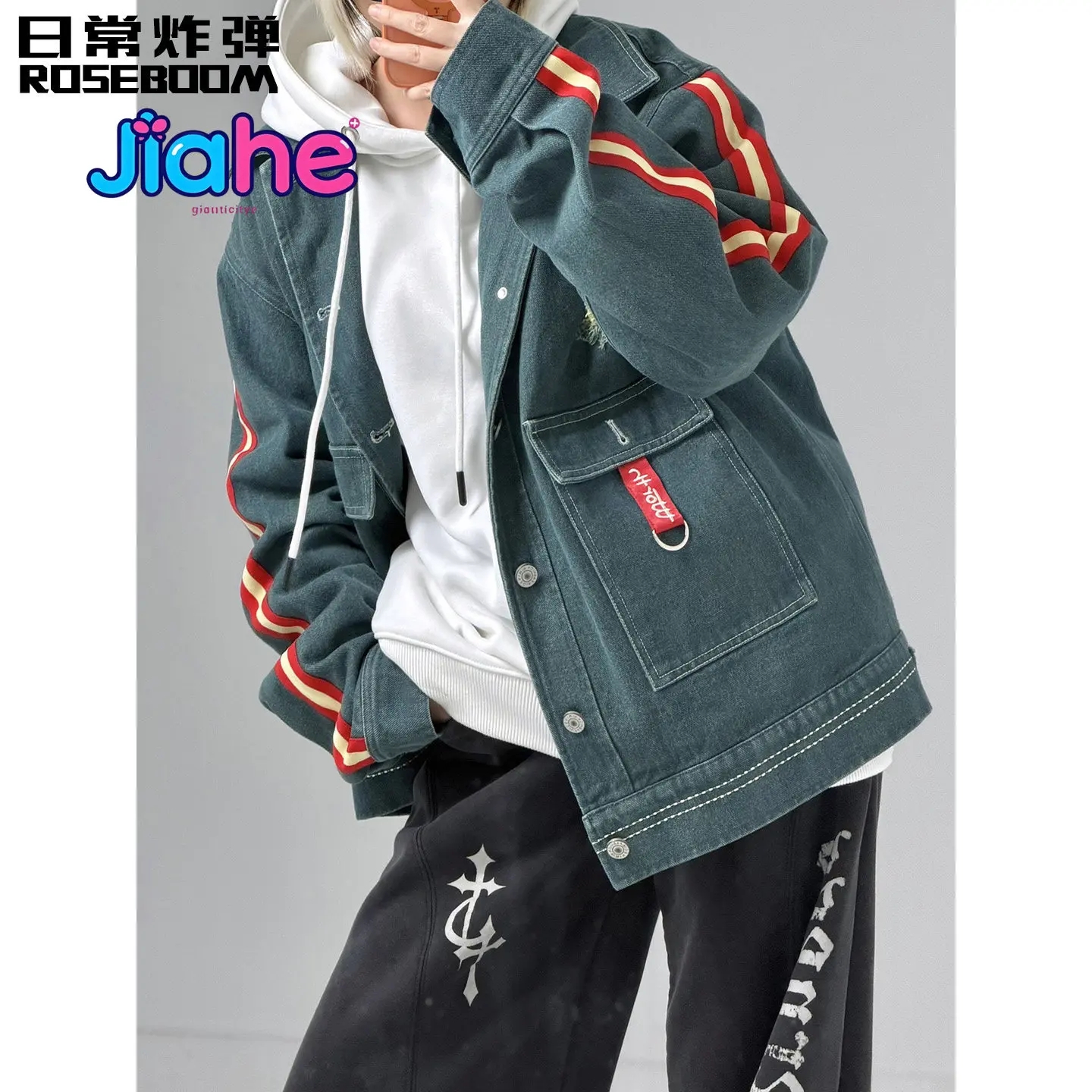 

Aoyagi Toya Project Sekai Women Men Cosplay Costumes Wig Daily Blue White Coat Tshirt Cool Stage Party Halloween casual Suit