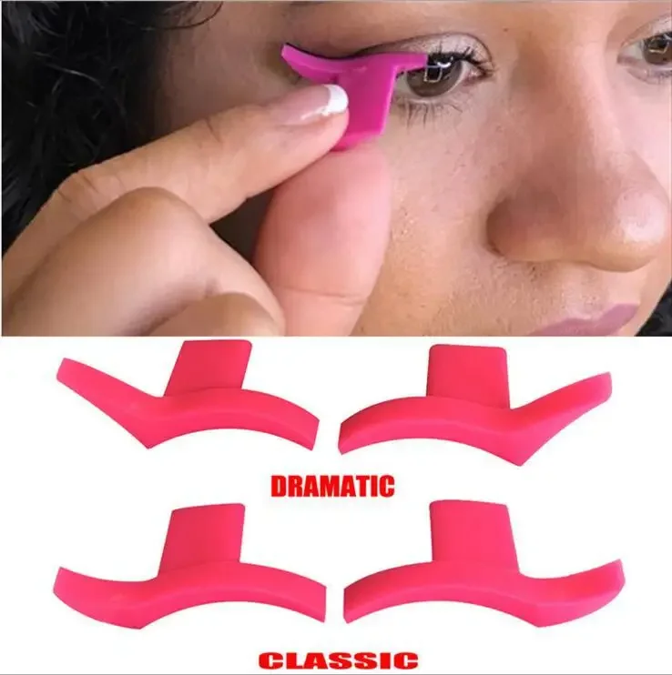 NewEyelash Baffle Mascara Shield Applicator Guard Pads Eyeliner Eyebrow Eyeliner Shaping Tool Silicone Eye Make Up Stencil