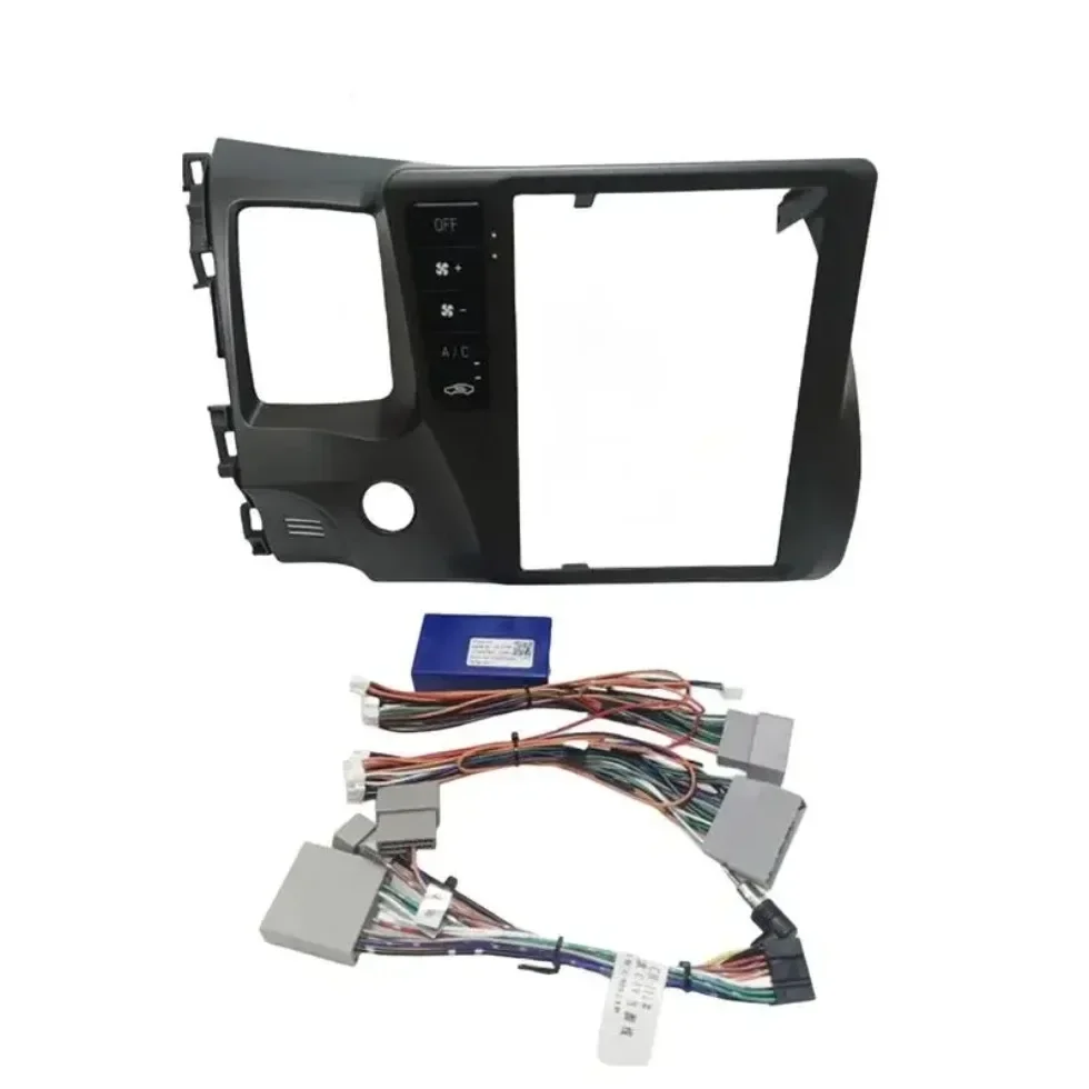 For Honda Civic 2006-2011 9.7 Inch Car Radio Fascias MP5 Stereo Panel Dashboard Refitting Installation Frame 2Din