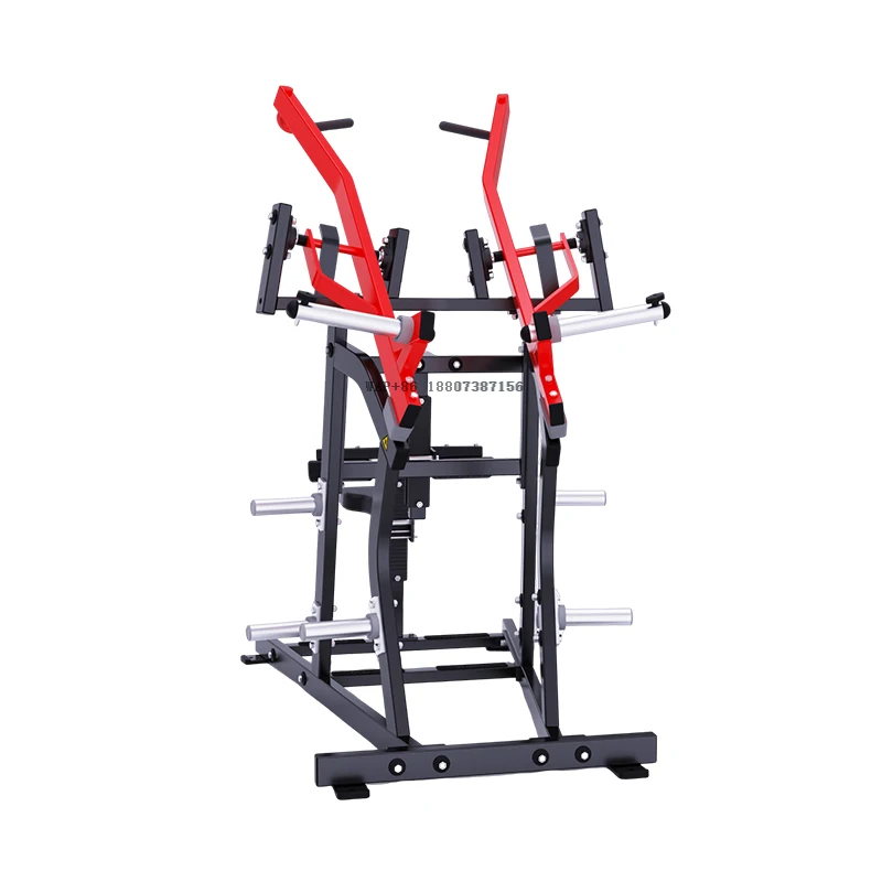 

Split-Drive Wide-Angle High-Pull Lat Pulldown Machine Commercial Gym Equipment Plate Loaded Strength Training Exercise