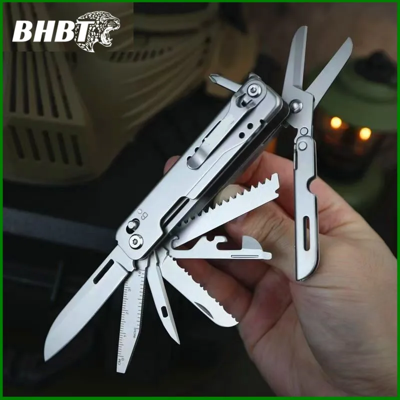 

BHBT 9 in 1 Multifunctional Outdoor Camping Equipment Multi Knife Scissors Portable Practical Folding Knife Car Tools