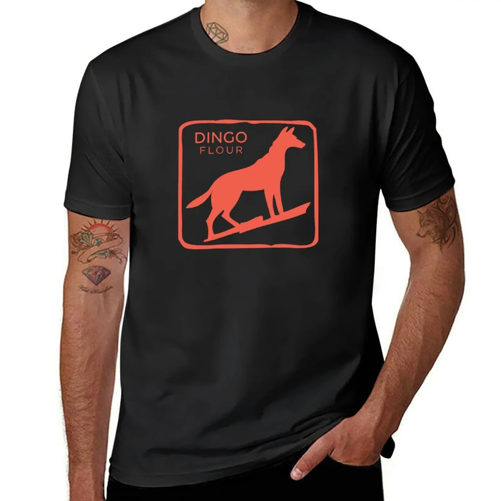 Dingo Flour Trending Tshirt Gift shirt T-Shirt customs design your own summer clothes mens graphic t-shirts big and tall