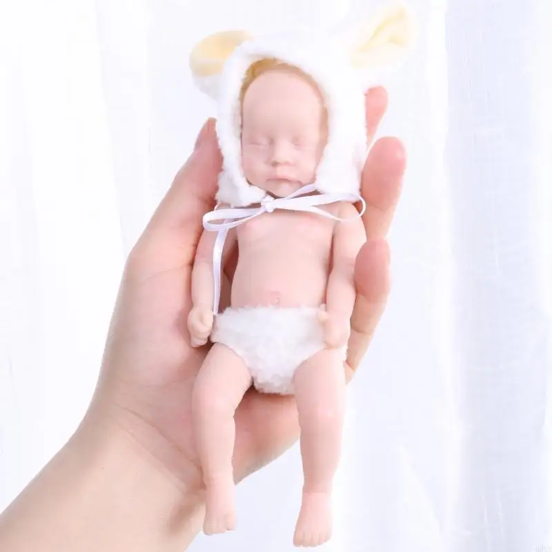 090b 6in trẻ sơ sinh búp bê silicon reborns đồ chơi đồ chơi đồ chơi